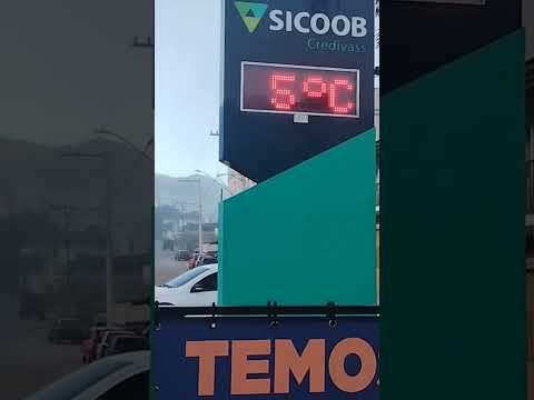 Muito frio Serra Mantiqueira Sul de Minas.Brazopolis MG