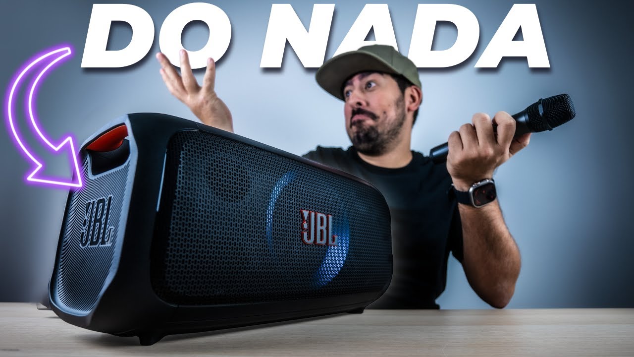 Miniatura da avaliação em vídeo de Caixa de Som Portátil JBL PartyBox On-the-Go 2 Bluetooth com Microfone e IPX4