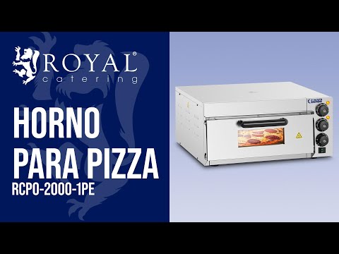 vídeo - Horno para pizza - 1 compartimiento - 2000 W