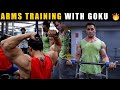 FULL ARMS (Biceps & Triceps) TRAINING With Goku @Vispy Kharadi