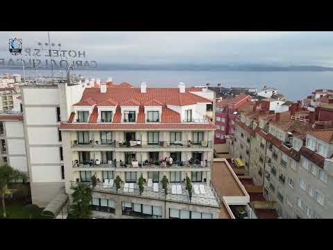 O cuartel xeral da Selección Galega durante a Copa das Rexións UEFA, a vista de dron