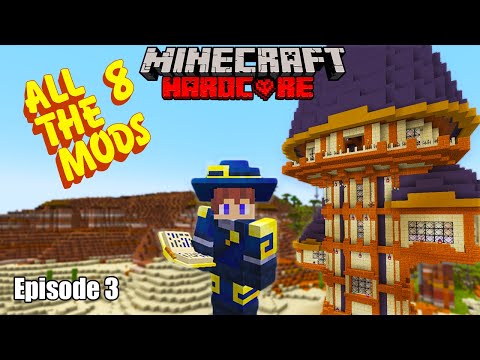 Becoming A WIZARD - Minecraft All The Mods 8 Ep. 3 (ATM8)