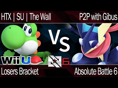 AB6 Smash 4 - HTX | SU | The Wall (Yoshi) vs P2P with Gibus (Greninja) - Losers Bracket