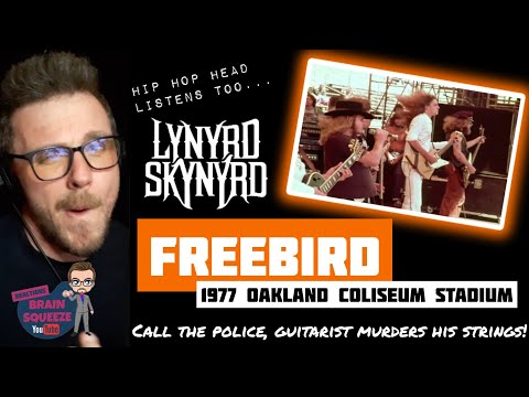 Lynyrd Skynyrd - Free Bird LIVE 1977 OAKLAND STADIUM (UK Reaction) | CALL 999, GUITARIST MURDERS!