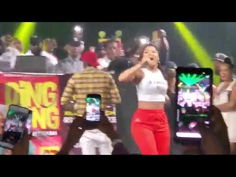 shenseea & Teejay live performance At Ding Dong Birthday party