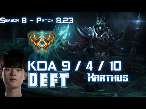 Deft KARTHUS vs CAMILLE Jungle - Patch 8.23 KR Ranked