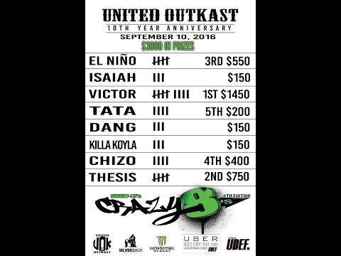 Round 9 + Battle for 2nd/3rd/4th/5th | Crazy 8s | UOK 10 Year Anniversary | Pro Breaking Tour | BNC