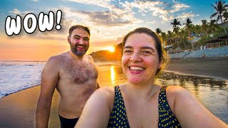 THIS BEACH BLEW US AWAY! (our final day in El Salvador)
