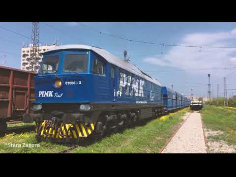 4K Cab Ride Bulgaria 🛤️ Ludmilla Iron Train 🏋️ PIMK Rail 07 086 🎧 TOP SOUND 😈