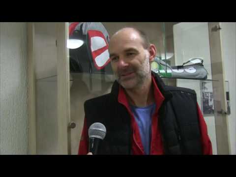 Lukáš Vojtěchovský po výhře v deblu v 1.kole Futures Milovice 2016