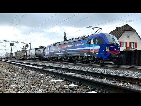TRAINS IN SLOMO - SBB Cargo International - Zug in Zeitlupe