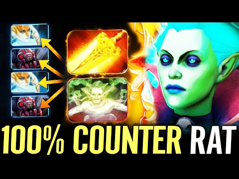 🔥 Death Prophet MID WTF Radiance + EXORCISM — 100% Counter RAT Naga + Broodmother Dota 2 Pro