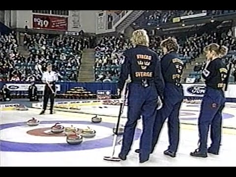 1998 World Women's Curling Championship Final - Gustafson vs Lavrsen (Ends 8-9)