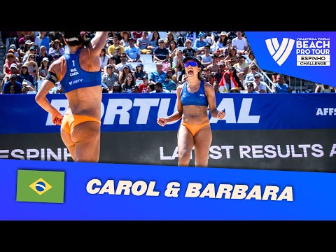 Carol & Barbara UNDEFEATED in Espinho 🤯😍 | Road to GOLD | #beachprotour