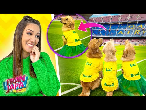 ARRUME-SE COMIGO PARA A COPA COM OS CACHORROS ! - Fran Japa