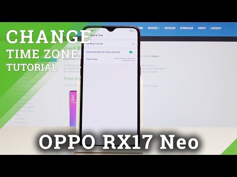 Oppo RX17 Neo Date Settings / Time Zone Setup