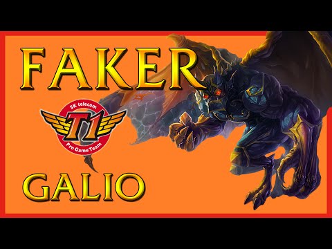 SKT T1 Faker - Galio Mid vs LeBlanc - Korean Challenger Ranked League of Legends 2014
