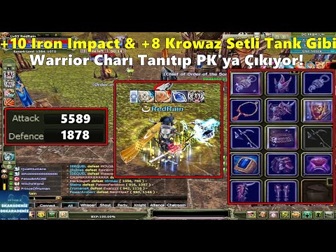 DostWeDusmaN | +10 Iron Impact & +8 Krowaz Set Tank-like Warriorla PK! | Knight Online