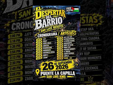 El despertar del barrio