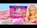 Giant Barbie Styling Doll Makeover Deluxe Makeup Cosmetic Set Kosmetik Mainan Barbie Cosméticos