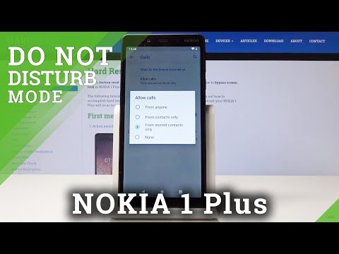 How to Enable Do Not Disturb Mode in NOKIA 1 Plus - Silent Mode