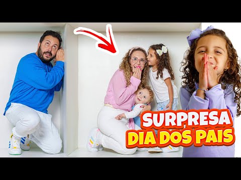 FIZEMOS UMA SURPRESA NO DIA DOS PAIS - FAMÍLIA BELLA E LUCCA SHOW