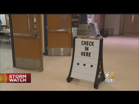 Waves Begin Crashing Over Scituate Seawall