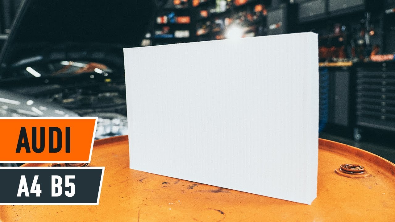 Cum să schimbați: filtru polen la Audi A4 B5 Avant | Ghid de înlocuire