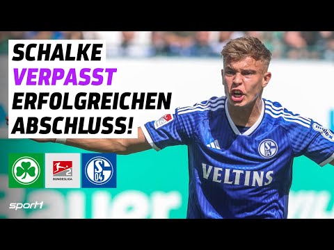 SpVgg Fürth - FC Schalke 04 | 2. Bundesliga Tore und Highlights 34. Spieltag