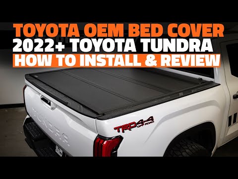 2022+ Toyota Tundra OEM Hard Tonneau Cover How To Install & Review