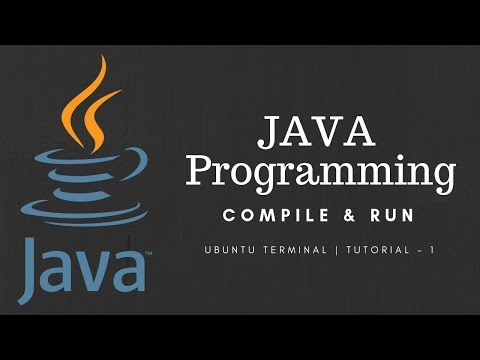 Java Programming Tutorial Using Terminal in Ubuntu
