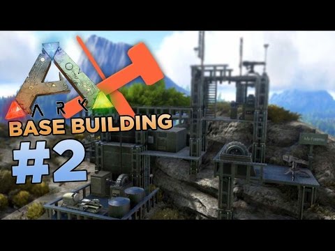 BASE BUILDING & DINO FARMING! ARK: Survival Evolved EP 2 (Ark Survival Gameplay)