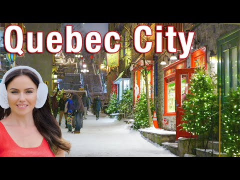 Quebec City Tour 🇨🇦 A Fairytale French City in Canada