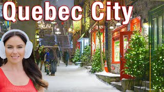 Quebec City Tour 🇨🇦 A Fairytale French City in Canada