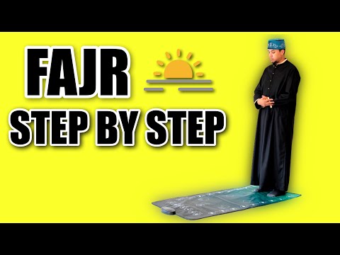 Learn How To Pray Fajr for Men (beginners) - with Subtitles/ Translation