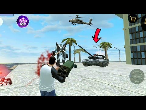 Real Gangster Crime 2 (Car Robot And Army Fight) - Army Tank Attack Robot Car - Android Gameplay HD