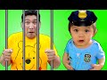 Baby Maddie Pretend Play As Kid Police Funny Play At Home Kids Videos