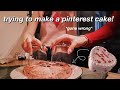 trying to make a PINTEREST CAKE :D | (2k sub special!)