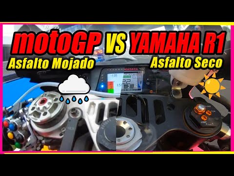 MOTOGP vs YAMAHA R1 CIRCUITO de JEREZ