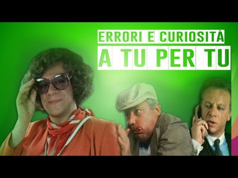 🎬 A TU PER TU🚘MISTAKES AND CURIOSITIES💕#PAOLOVILLAGGIO, JOHNNY DORELLI