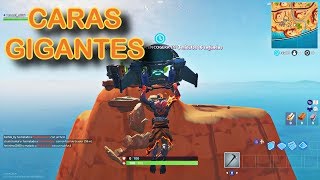 Visita Una Cara Gigante En El Desierto La Jungla Y La Nieve Fortnite - visita una cara gigante en el desierto la jungla y la nieve desafio semana