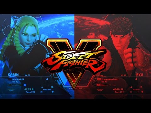 OLD frionel (Karin) vs FrappeMoaFourt (Ryu) - Street Fighter V Moroccan Matches
