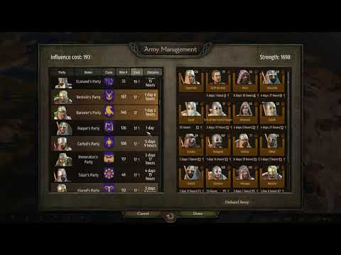 Bannerlord begginer - how to assemble an army or make your companions come to you