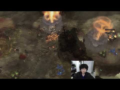 2v2 with Andrew at half APM, actually using his brain