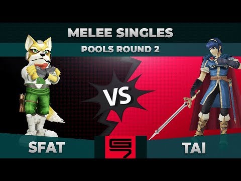 SFAT vs Tai - Melee Singles: Pools R2 Winners Semifinal - Genesis 7 | Fox vs Marth