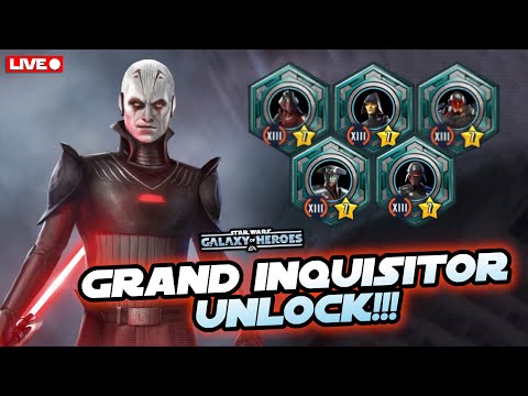 Dad's Unlocking Grand Inquisitor in SWGOH -- LIVE!!!