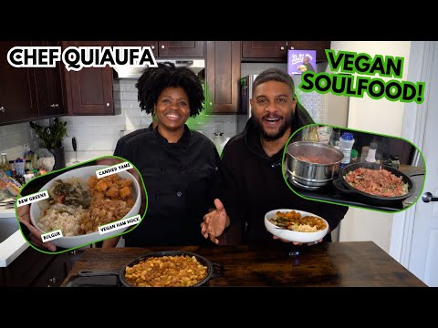 Vegan Soul Food | Chef Quiaufa | Cookin' in the kitchen
