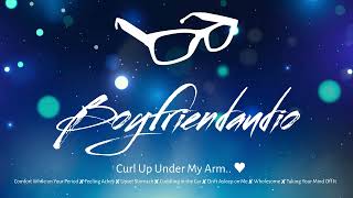 Curl Up Under My Arm.. [Boyfriend Roleplay][Period Comfort][Cuddling in Car][Upset Stomach] ASMR