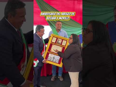 205 años del abrazo de Bolivar y Morillo.