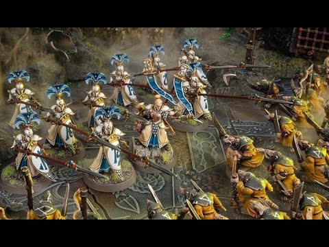 Warhammer Age of Sigmar 3rd Edition - Skaven and Fyreslayers vs Lumineth Realm Lords